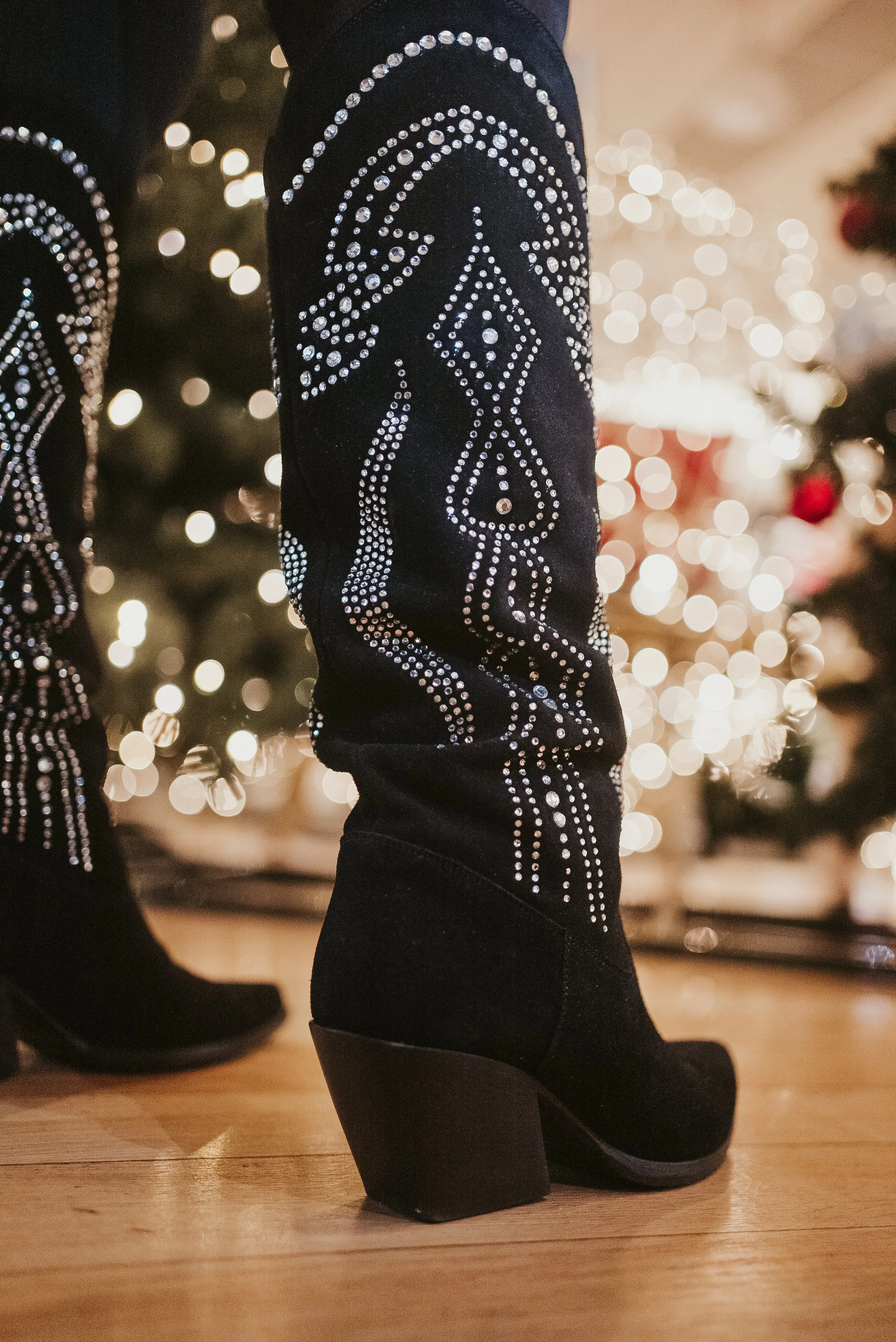 Strategia Semsket boots med strass stener