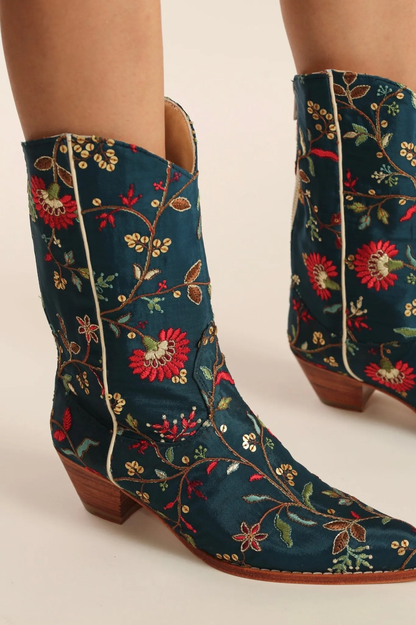 TURQUOISE WESTERN BOOTS OLIVIA