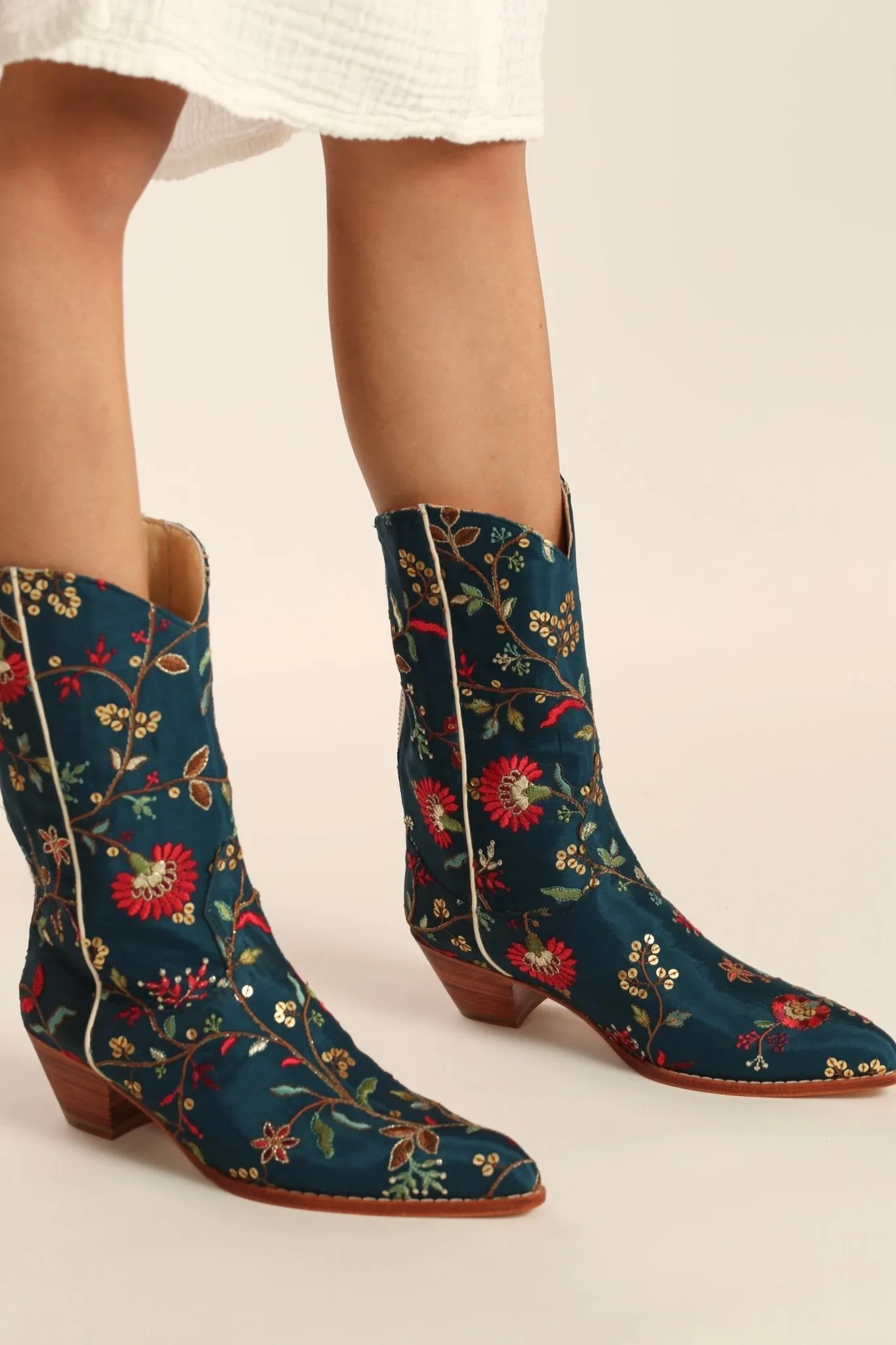 TURQUOISE WESTERN BOOTS OLIVIA