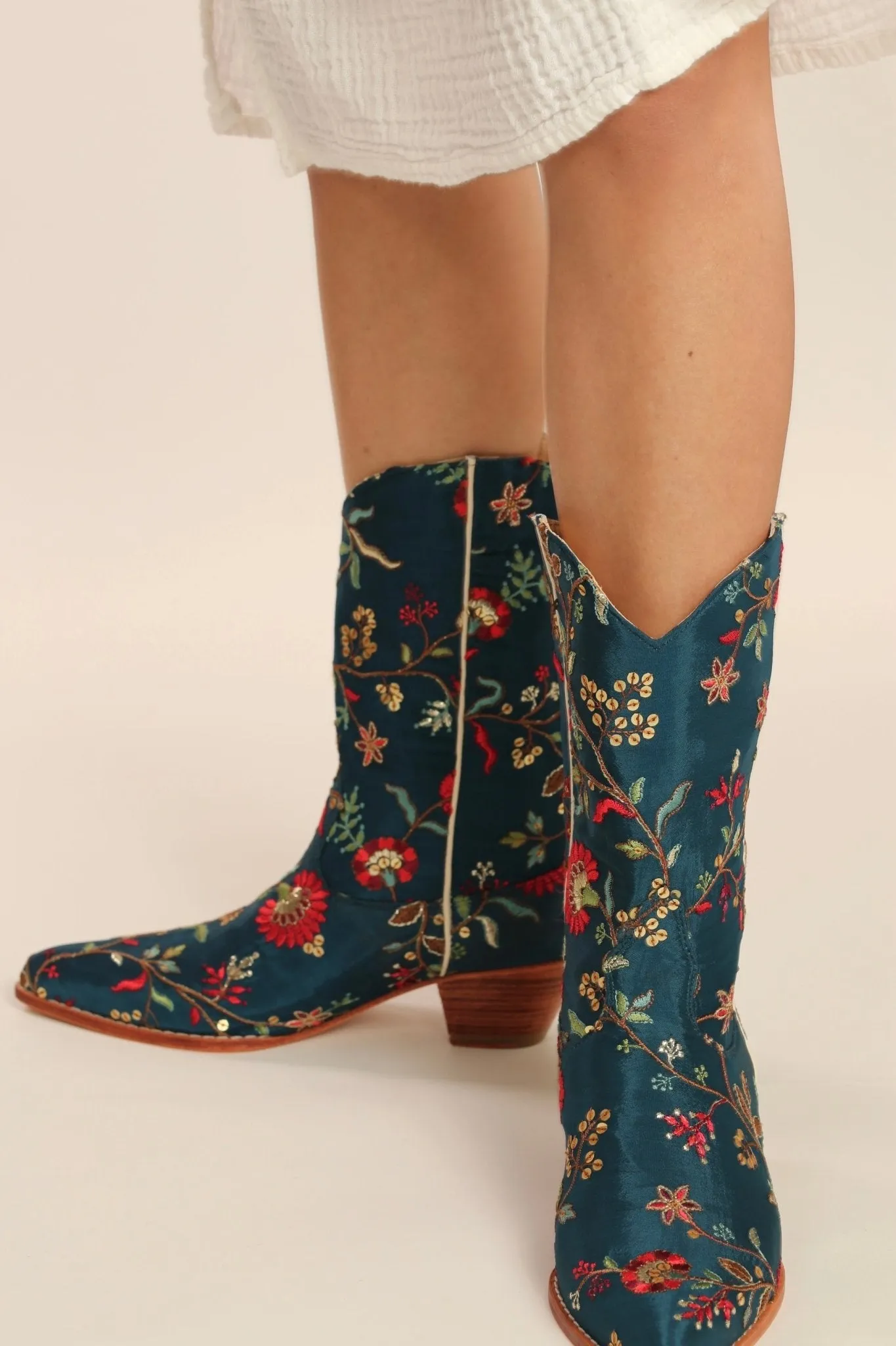 TURQUOISE WESTERN BOOTS OLIVIA