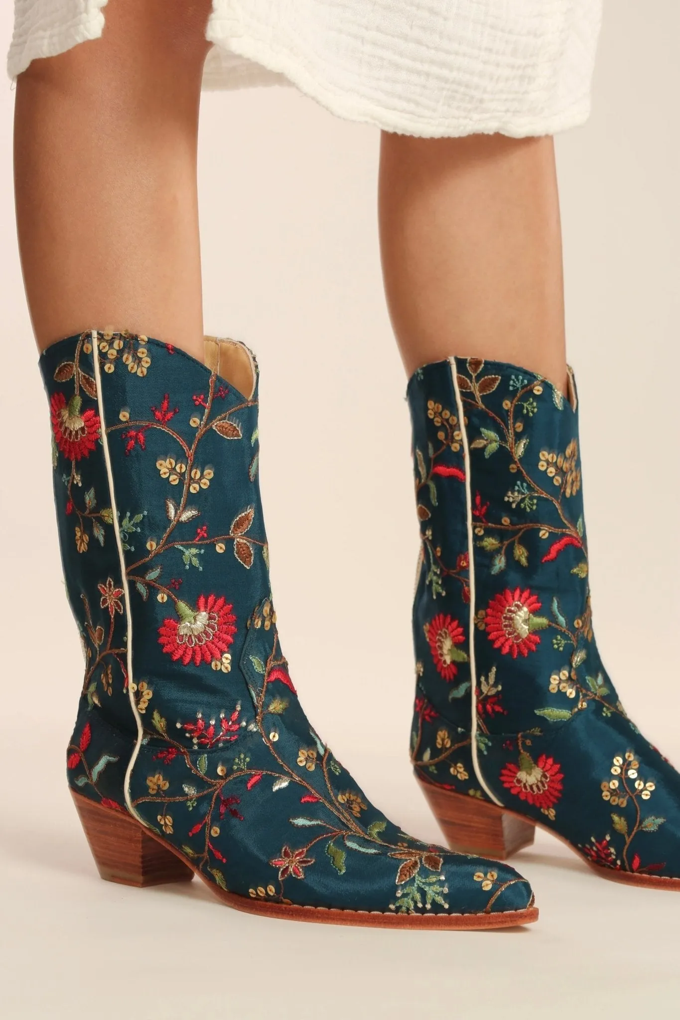 TURQUOISE WESTERN BOOTS OLIVIA