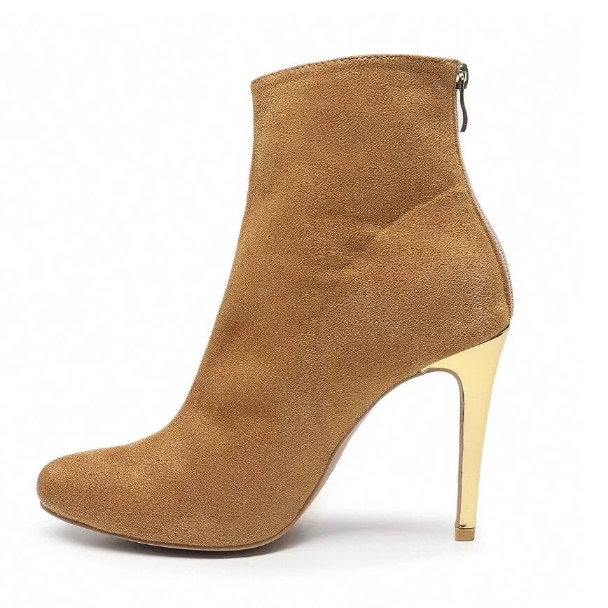 Unite - Brown Vegan Suede - Rubber Sole