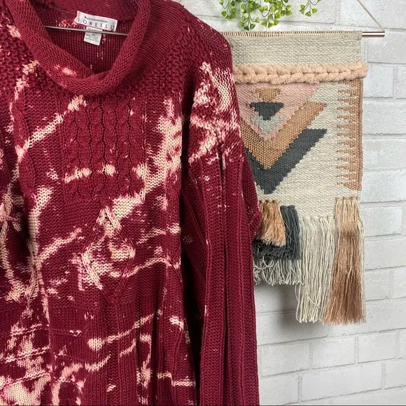 Vintage Boho Baggy Distressed Dad Sweater SZ 3XL