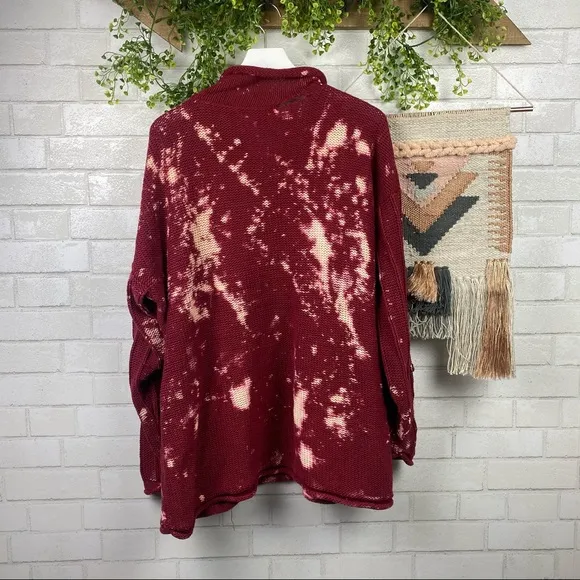 Vintage Boho Baggy Distressed Dad Sweater SZ 3XL