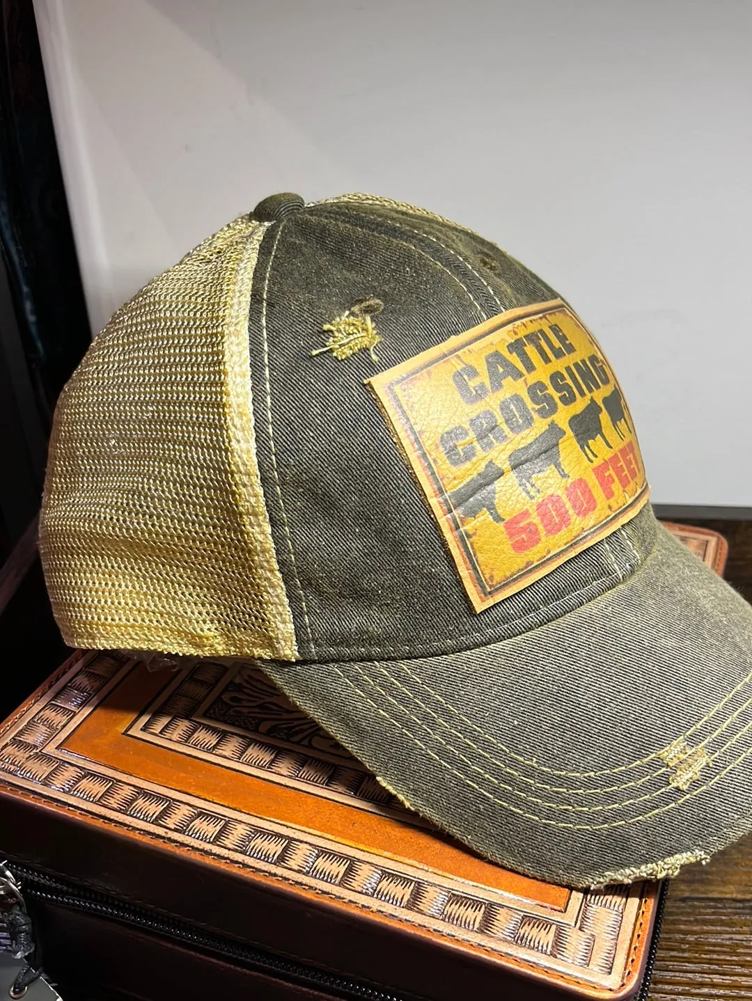 Vintage Cattle Crossing Cap