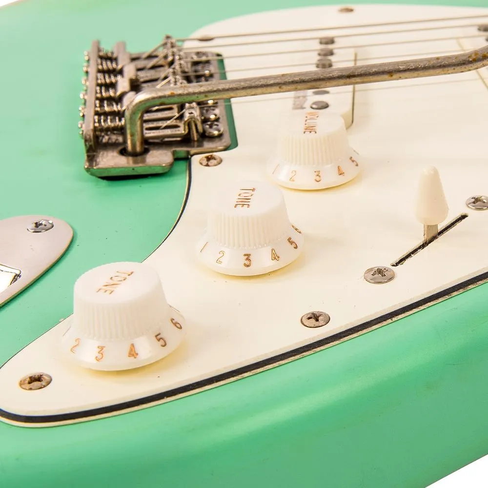 Vintage V6 ICON Electric Guitar ~ Distressed Ventura Green