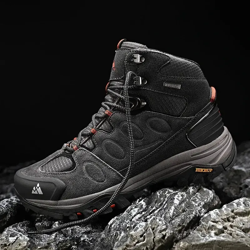 Waterproof High-Top Hiking Boots