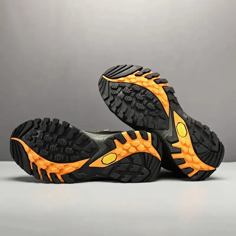 Waterproof High-Top Hiking Boots