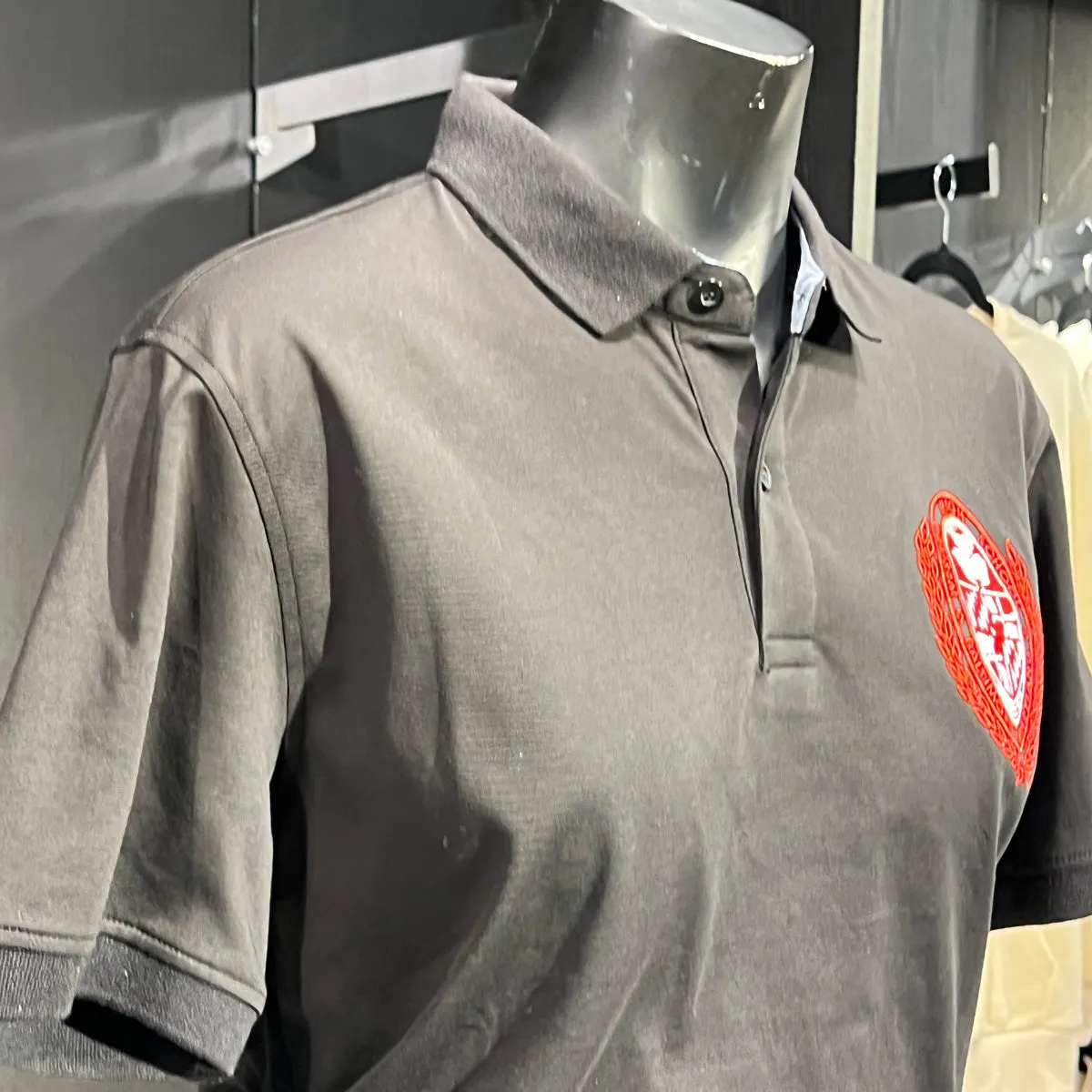 WESTERN HS | Iconic ( BLACK )  Polo Shirt