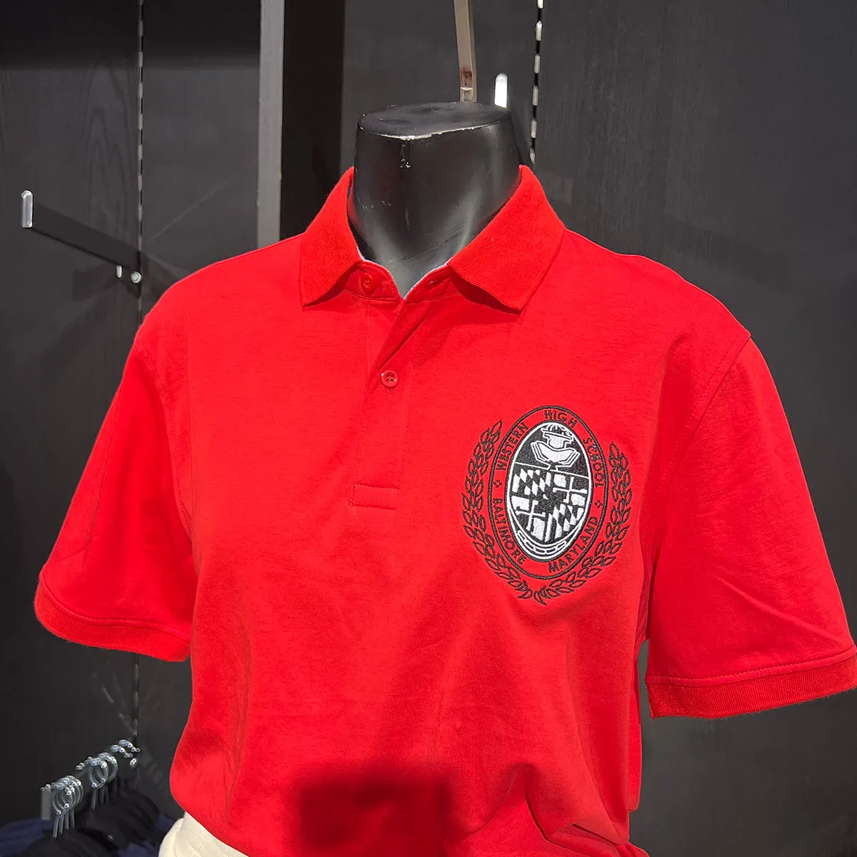 WESTERN HS | Iconic ( RED)  Polo Shirt