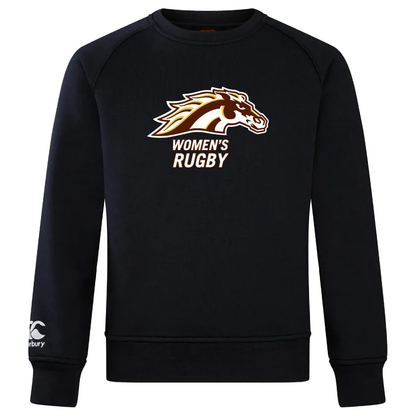 Western Michigan University Women's Rugby Club Crew Sweatshirt by Canterbury