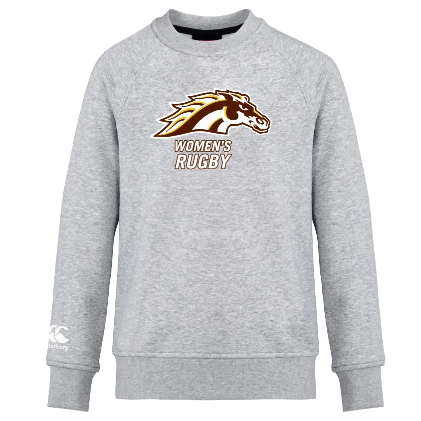 Western Michigan University Women's Rugby Club Crew Sweatshirt by Canterbury