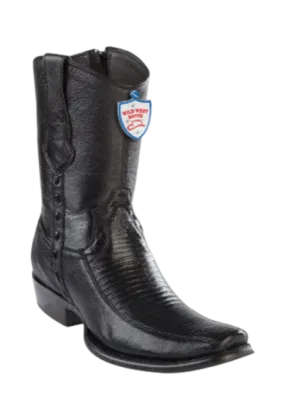 Wild West Botas de Armadillo Horma Dubai Toe Black