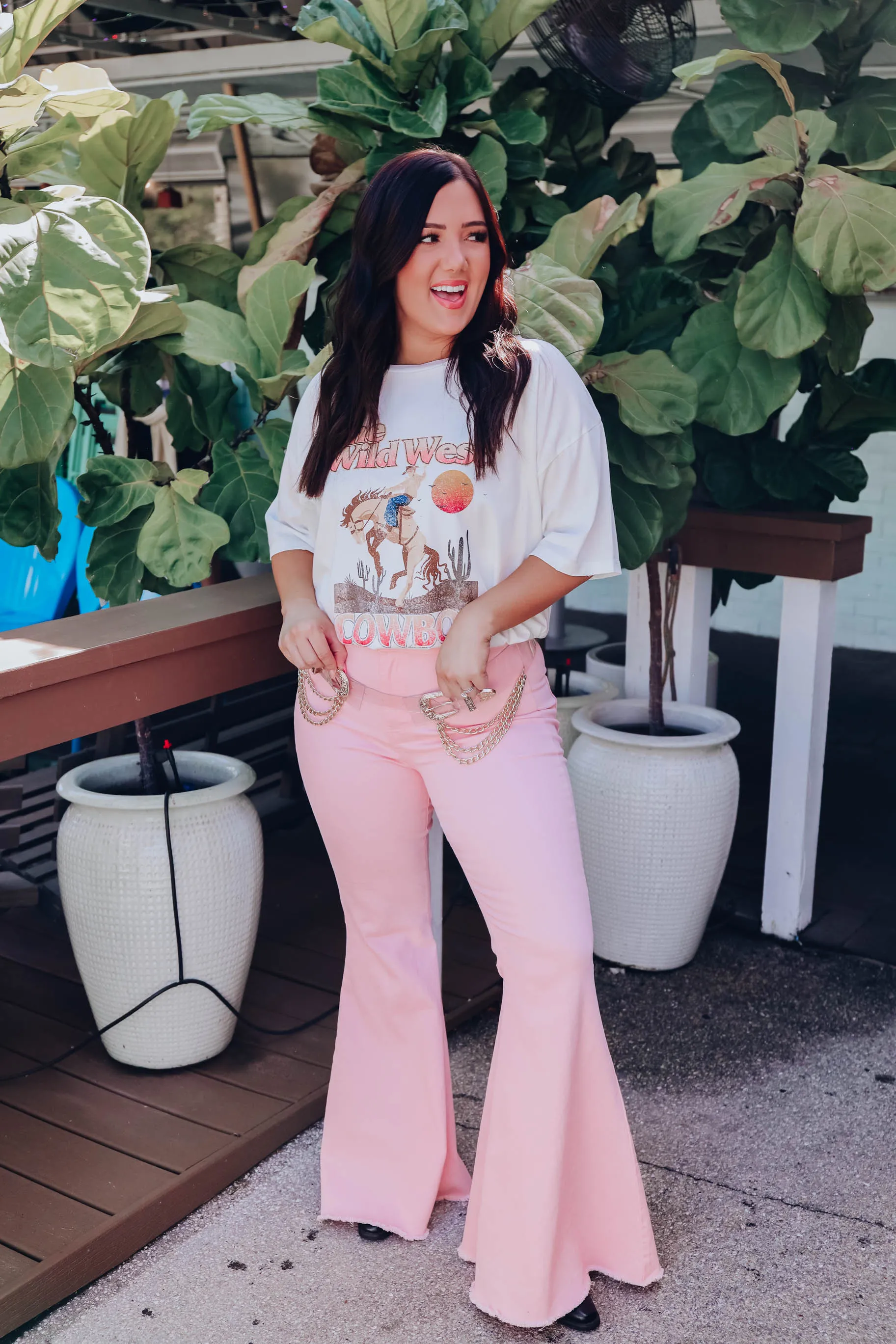 Wild West Graphic Tee - Ivory