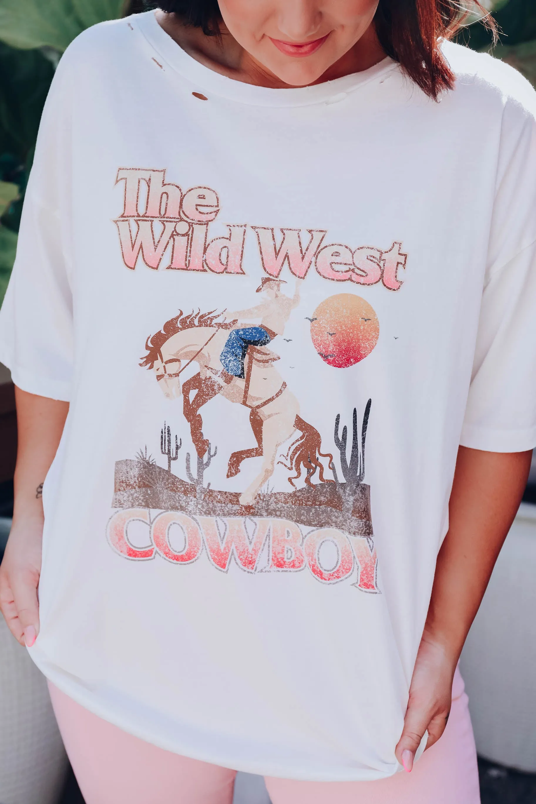 Wild West Graphic Tee - Ivory