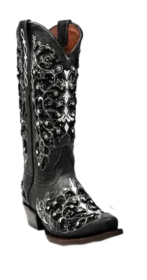 Wildflowers Ladies Berez Cristal Western Boot