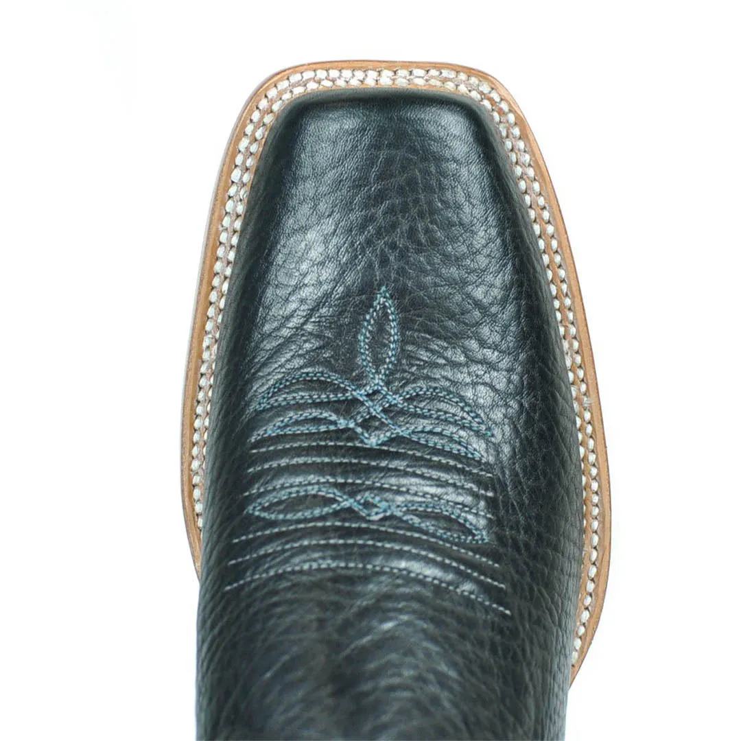 Willacy Stockman Square Toe Boot - Black