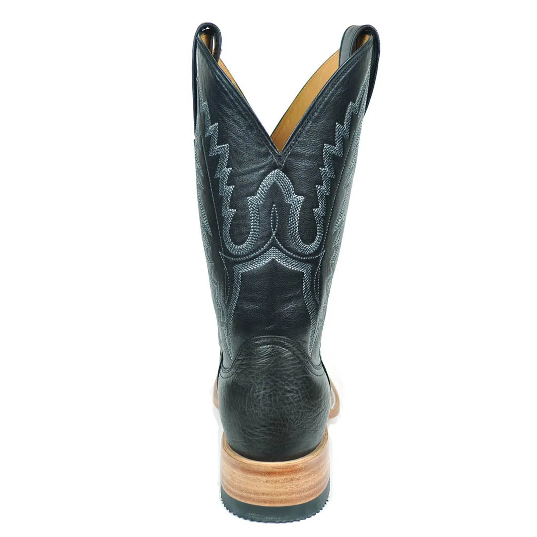 Willacy Stockman Square Toe Boot - Black