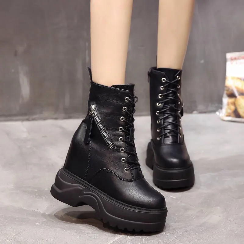 Women Martin Boots Autumn Winter Warm Shoes Woman Fashion Motorcycle Winter Boots Women Boots