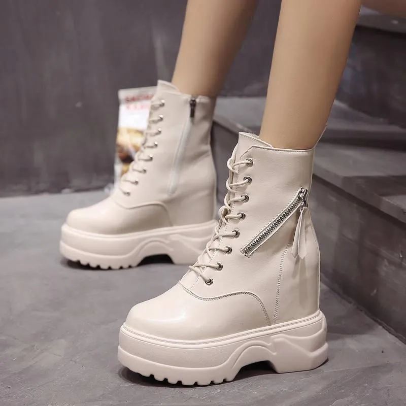 Women Martin Boots Autumn Winter Warm Shoes Woman Fashion Motorcycle Winter Boots Women Boots