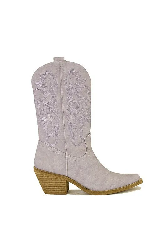 Women's Embroidered Western Boots