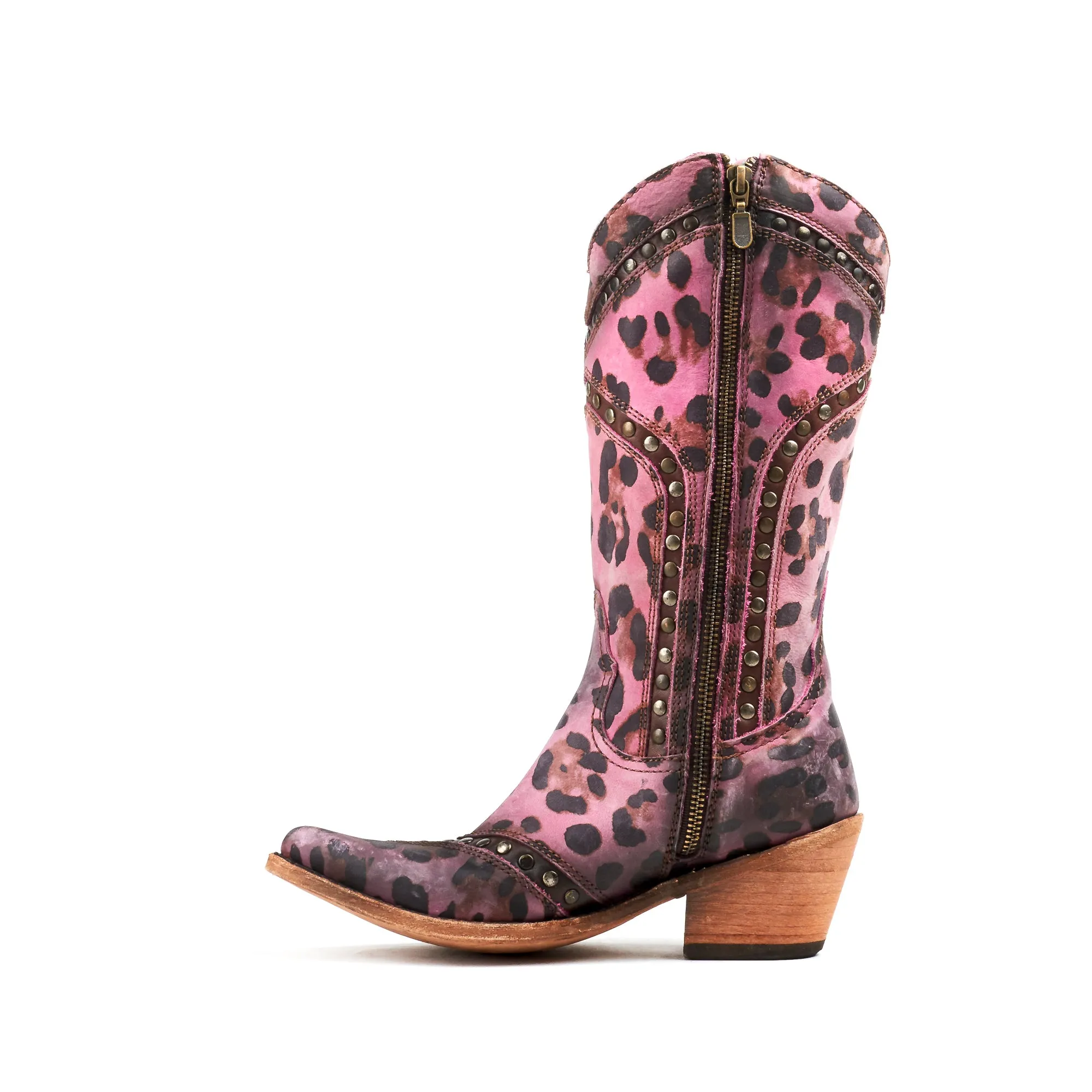 Women's Liberty Black Boots Chita Lipstick Stonewashed #LB-711228-H