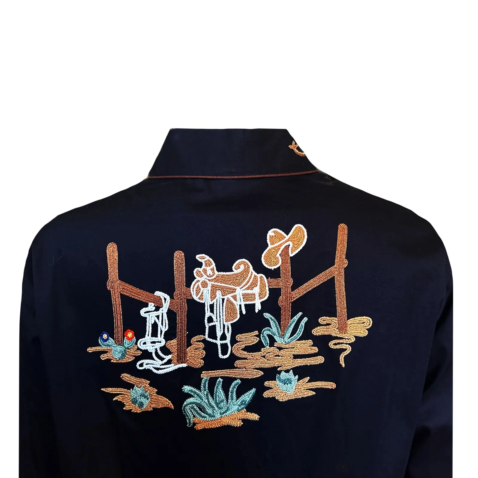 Women's Vintage Western Shirt Collection: Rockmount Boots and Cactus Black