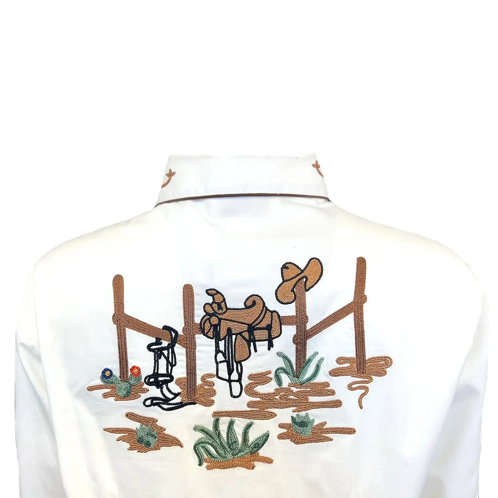 Women's Vintage Western Shirt Collection: Rockmount Boots and Cactus Ivory