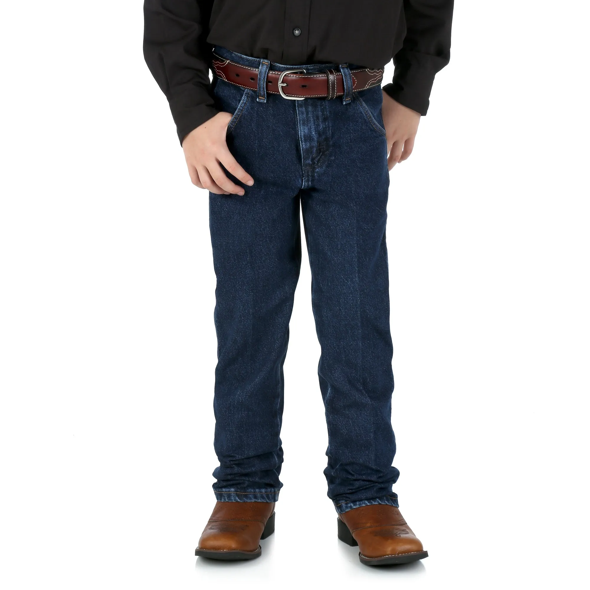 Wrangler Kid's Cowboy Cut Original Fit Jean Dark Indigo 1-7
