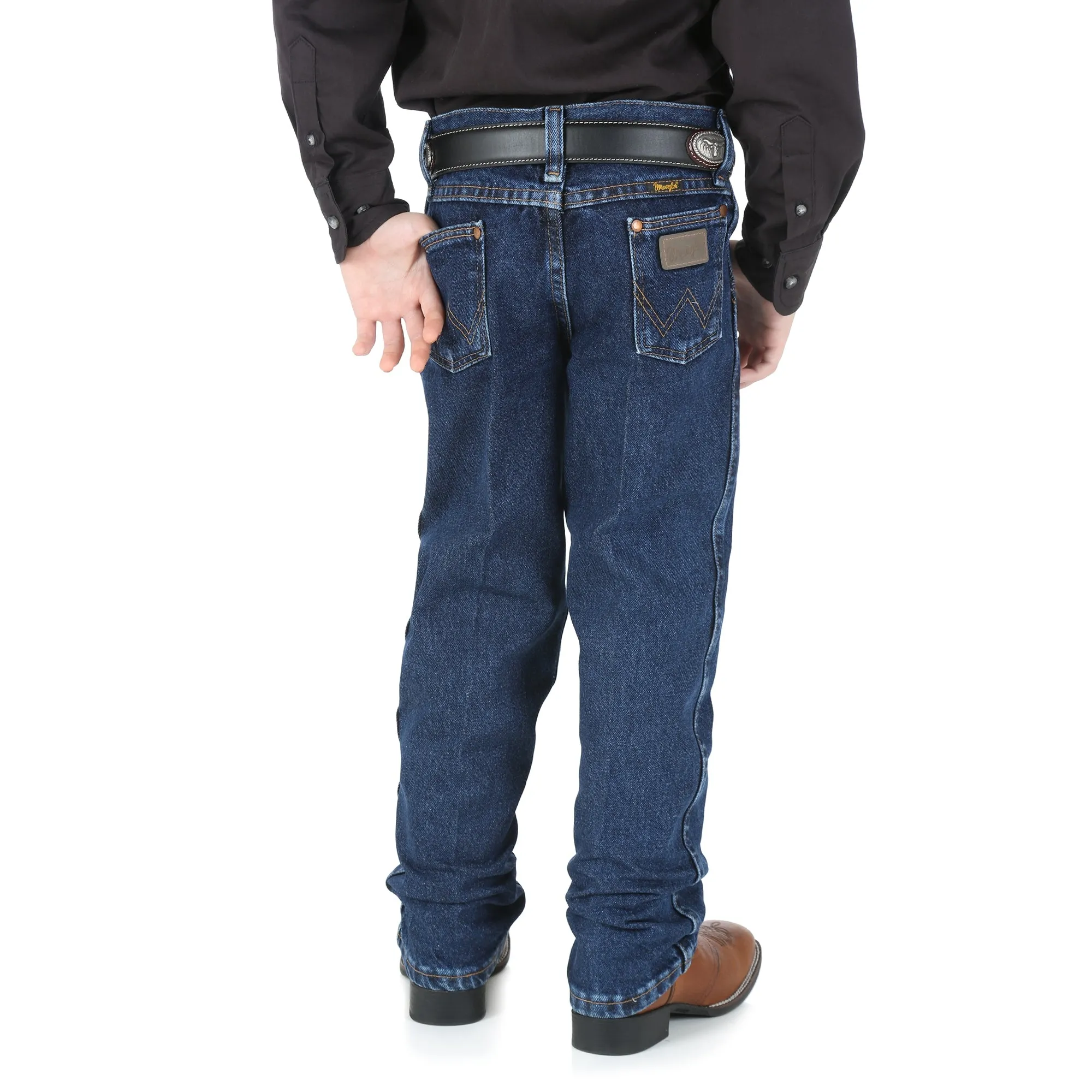 Wrangler Kid's Cowboy Cut Original Fit Jean Dark Indigo 1-7
