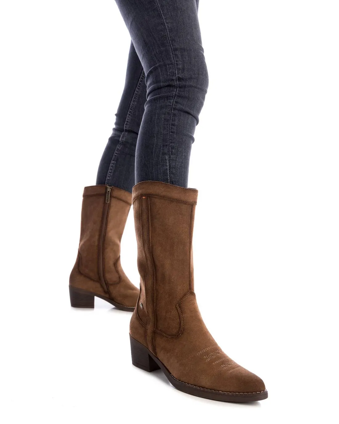 XTI Women's Italian Western Suede Boots By XTI 172127
