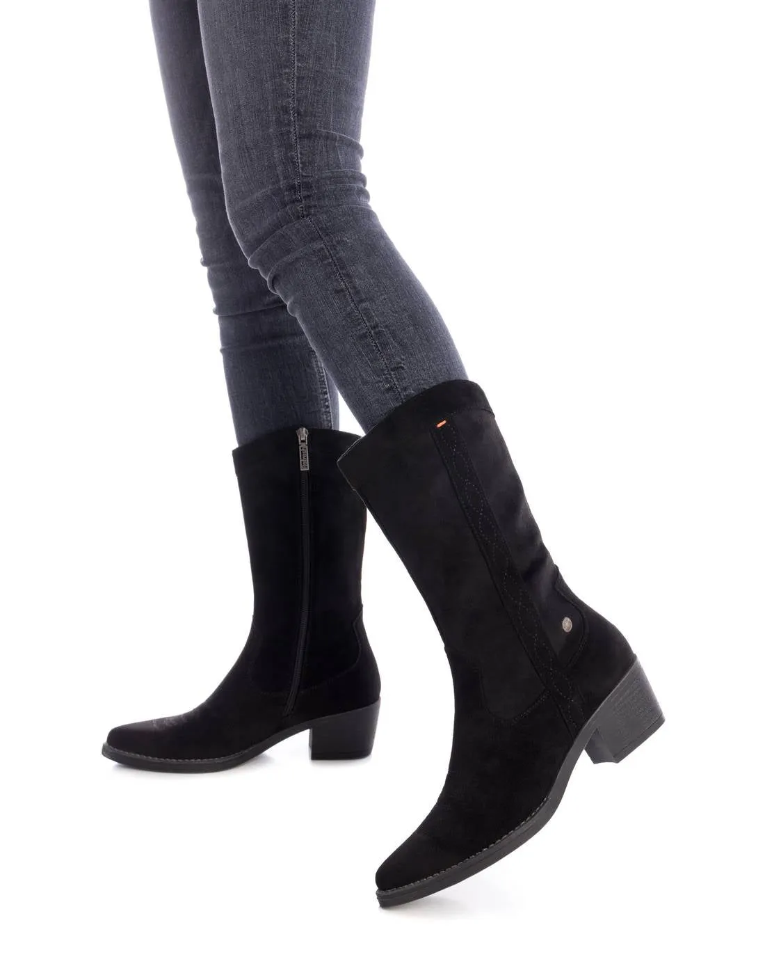 XTI Women's Italian Western Suede Boots By XTI 172127