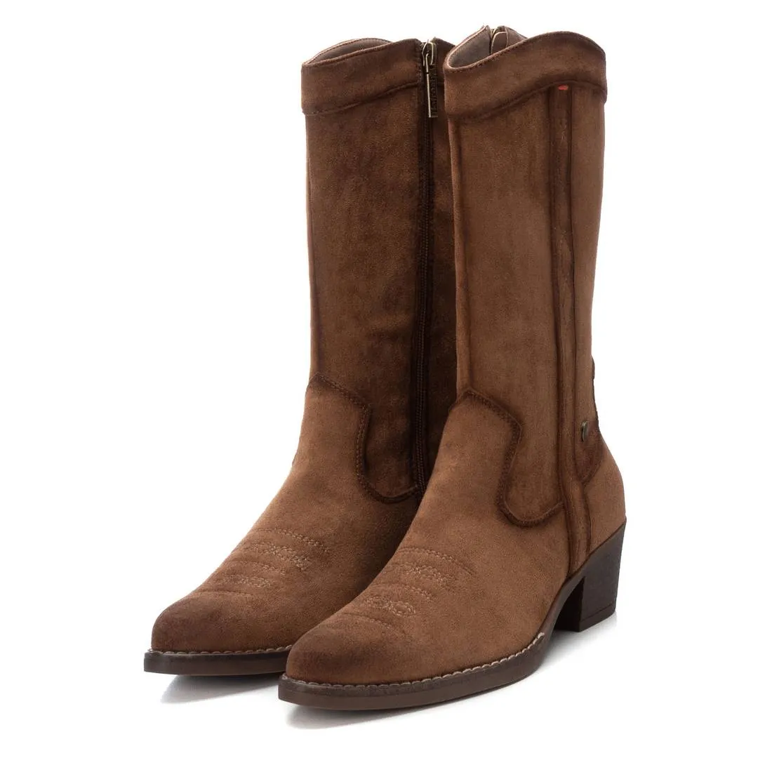 XTI Women's Italian Western Suede Boots By XTI 172127