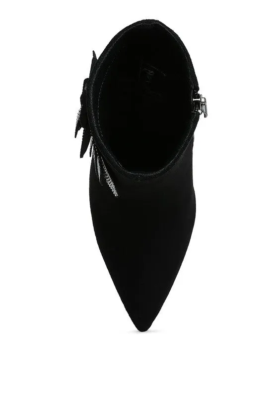 Yarrow Rhinestones Petal Boots