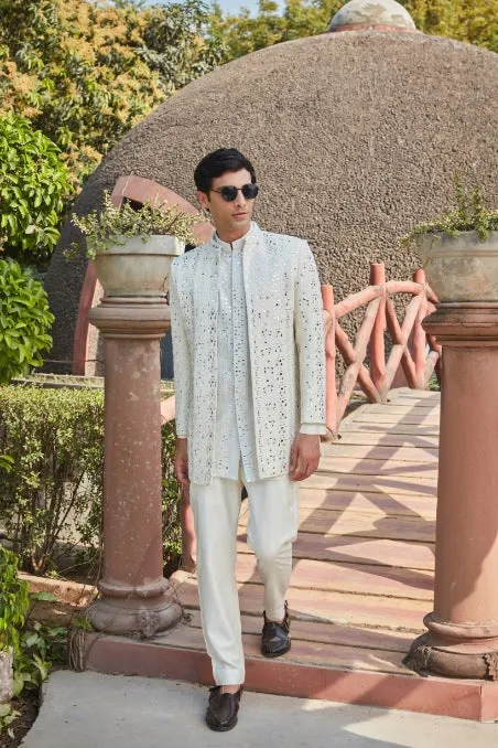 Zach Indo- Western Jacket Set