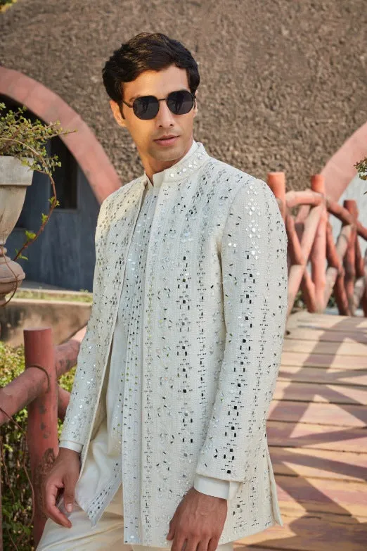 Zach Indo- Western Jacket Set