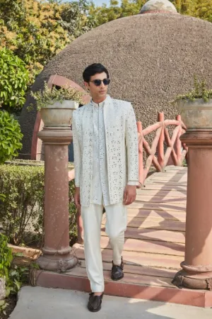 Zach Indo- Western Jacket Set