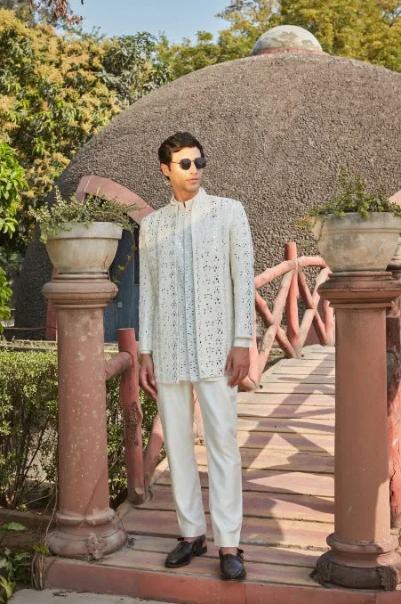 Zach Indo- Western Jacket Set