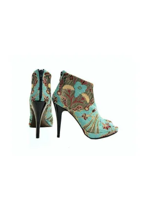 Zeyzani Turquoise Ankle Boot Final Sale