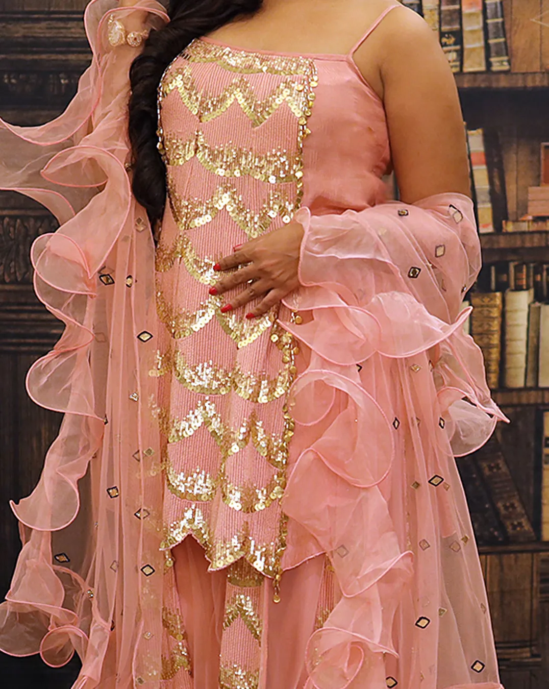 Zig Zag Kurta Plazzo